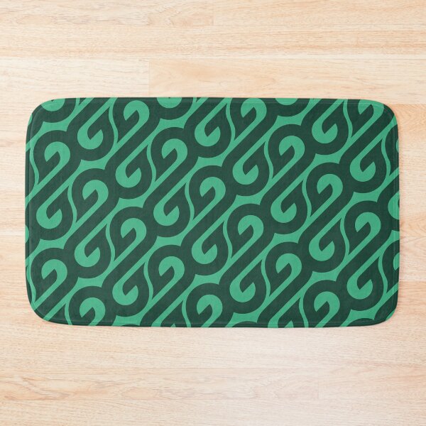 Item preview, Sigmoids & Flames Geometric Pattern – Green designed and sold by RoguePatterns.