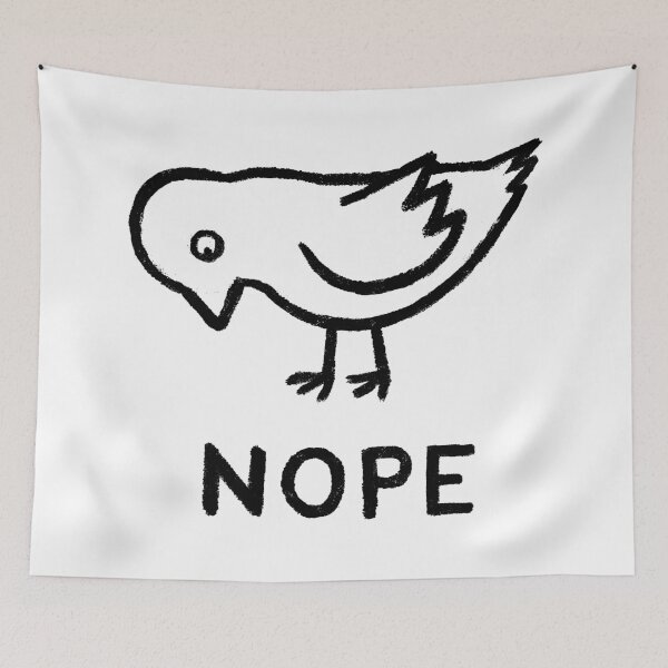 Item preview, Fox Shiver - Nope Bird designed and sold by Fox Shiver.