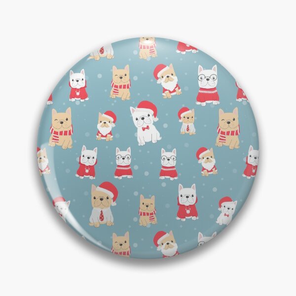 Item preview, French Bulldog Cool Santa designed and sold by givemedogs.
