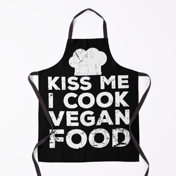 Item preview, KISS ME I COOK VEGAN FOOD designed and sold by noahs-shop.