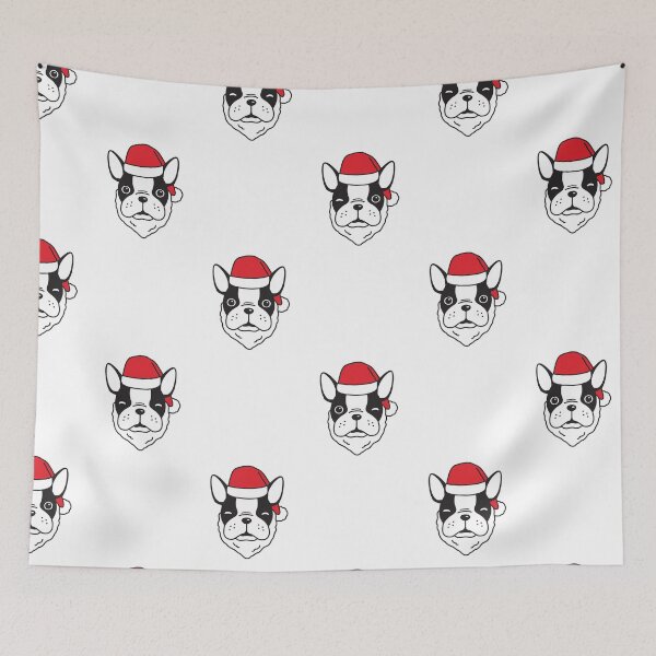 Item preview, French Bulldog Cool Santa Xmas designed and sold by givemedogs.