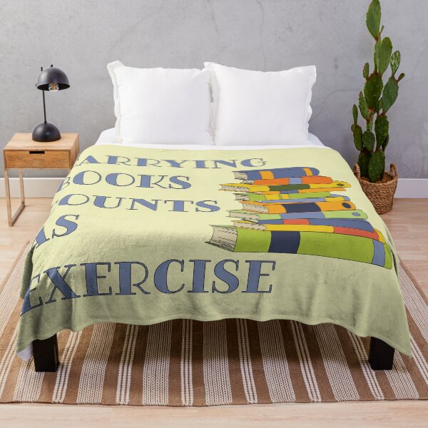 Item preview, Carrying Books Counts as Exercise, Bookish designed and sold by candhdesigns.