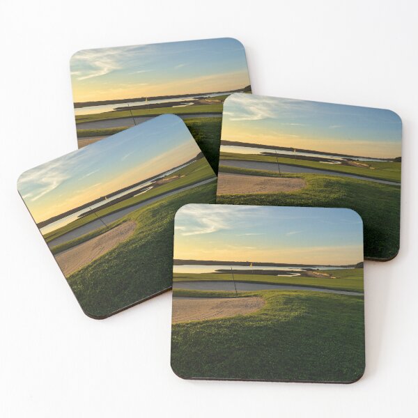 Item preview, Golf course at sunset designed and sold by AngeloDeVal.
