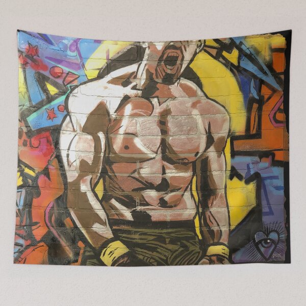 Item preview, Brick Graffiti Gym Guy designed and sold by paintedwindow.