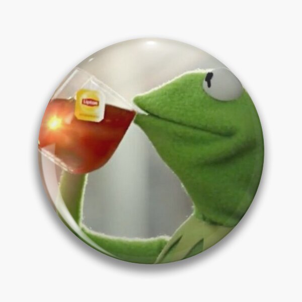 Aperçu de l'œuvre kermit meme boire du thé créée et vendue par jordanliv.