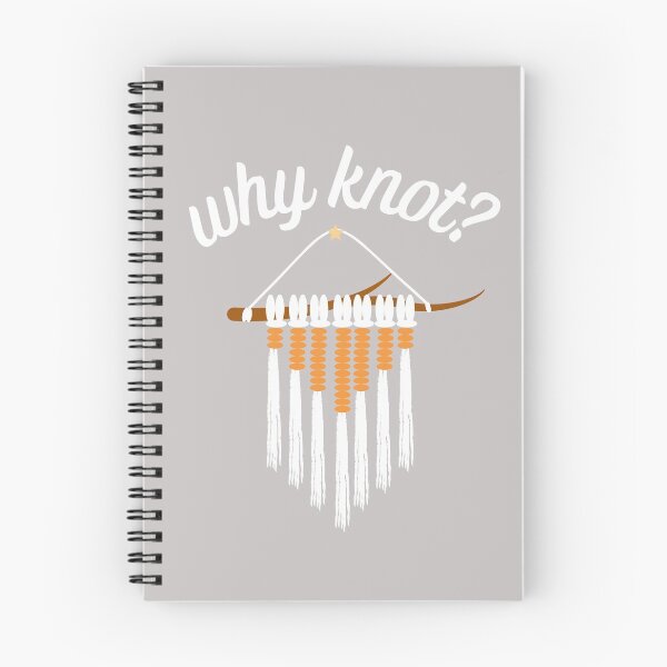 Item preview, Why knot? with orange macramé wall hanging décor and star designed and sold by milkasweet.