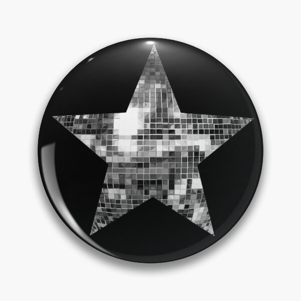 Item preview, Shiny Silver Disco Ball Star designed and sold by Deborah Camp.