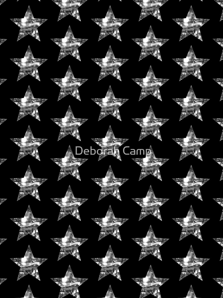 Thumbnail 5 of 5, Leggings, Shiny Silver Disco Ball Star designed and sold by Deborah Camp.