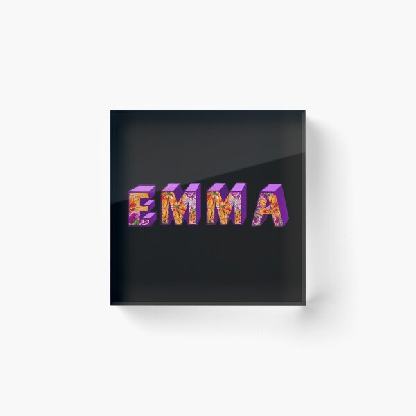 Item preview, Top 10 best personalised gifts 2022  - Emma- personalised,personalized custom name with flowers designed and sold by Artonmytee.