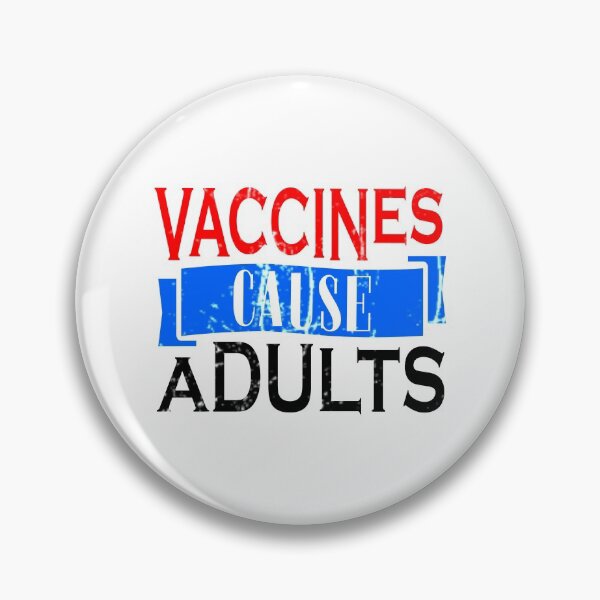 Item preview, Vaccines Cause Adults - Vintage designed and sold by AJ-DesignCo.