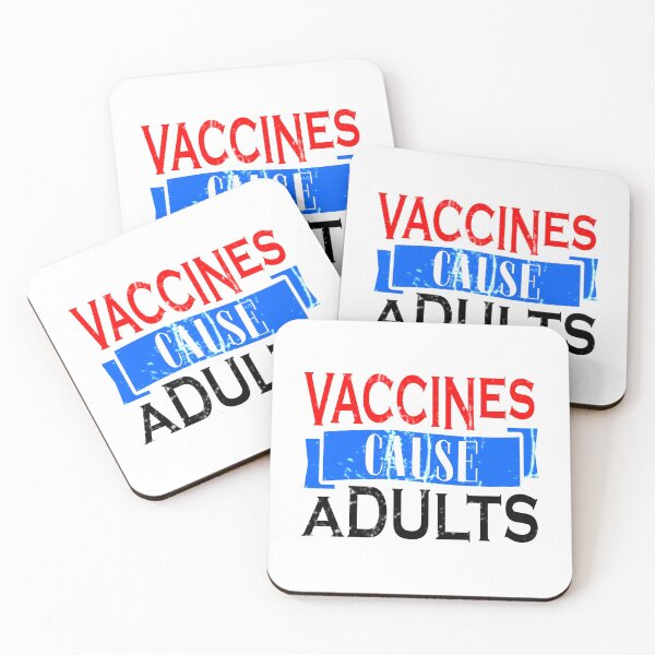 Item preview, Vaccines Cause Adults - Vintage designed and sold by AJ-DesignCo.