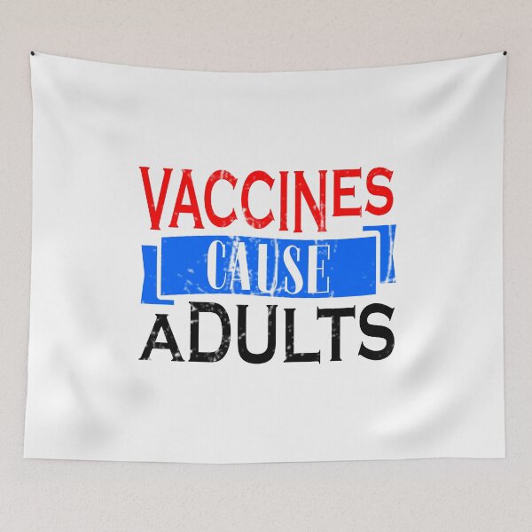Item preview, Vaccines Cause Adults - Vintage designed and sold by AJ-DesignCo.
