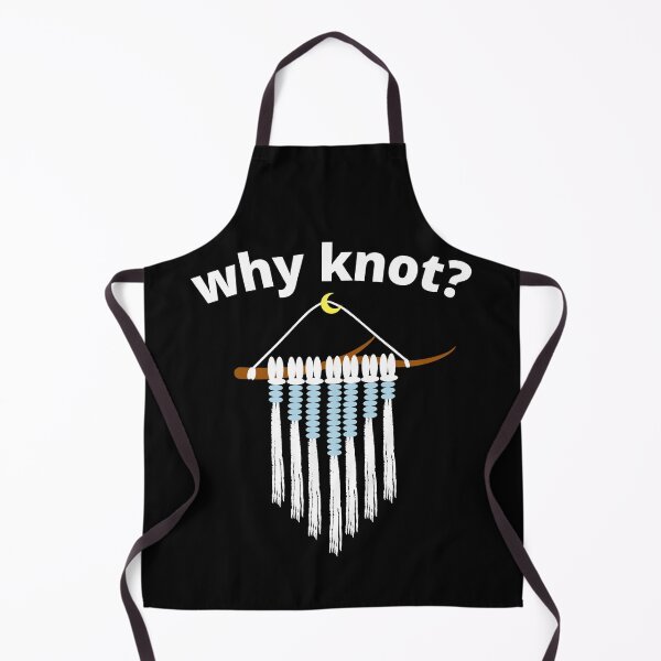 Item preview, Why knot? with blue macramé wall hanging décor and moon designed and sold by milkasweet.
