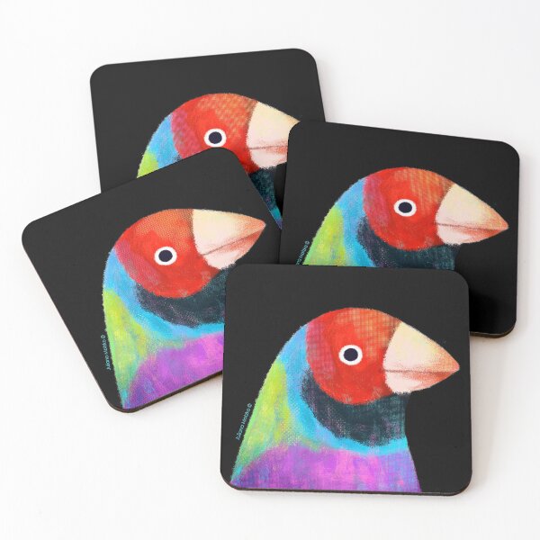 Item preview, Gouldian Finch Bird designed and sold by julianamotzko.