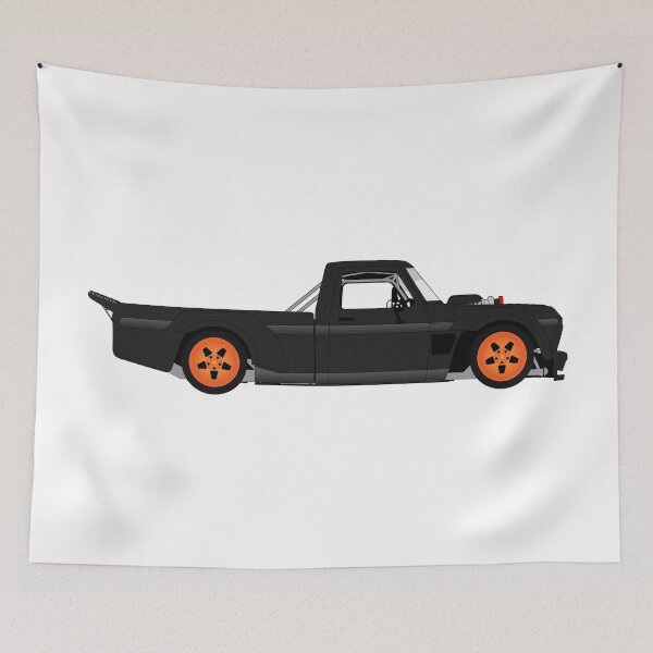 Item preview, Ken Block Rally and Rallycross Driver Drift Car 1977 Ford F-150 Hoonitruck graphic illustration  designed and sold by Marcin Adrian.