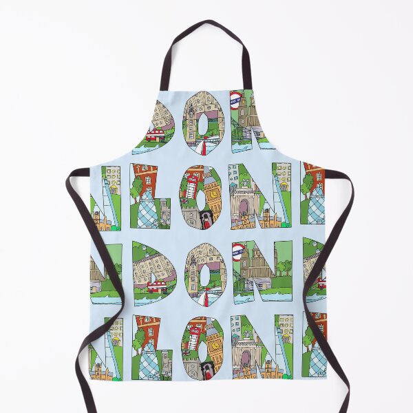Item preview, London UK Artwork Recreated to Form Letters Spelling LONDON designed and sold by LouiseFranksArt.