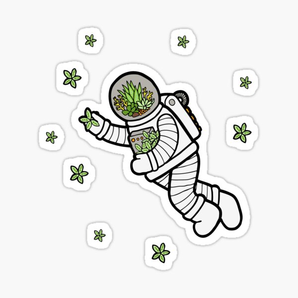 Astro Terrarium Sticker