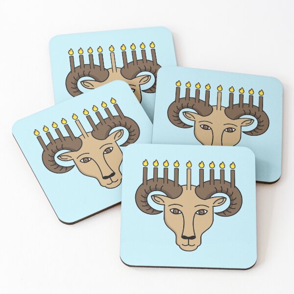 Item preview, Menoram - Hanukkah Menorah Cartoon Pun designed and sold by ambertanderes.