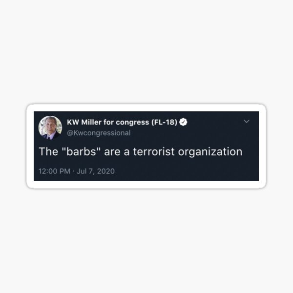 barb tweet Sticker