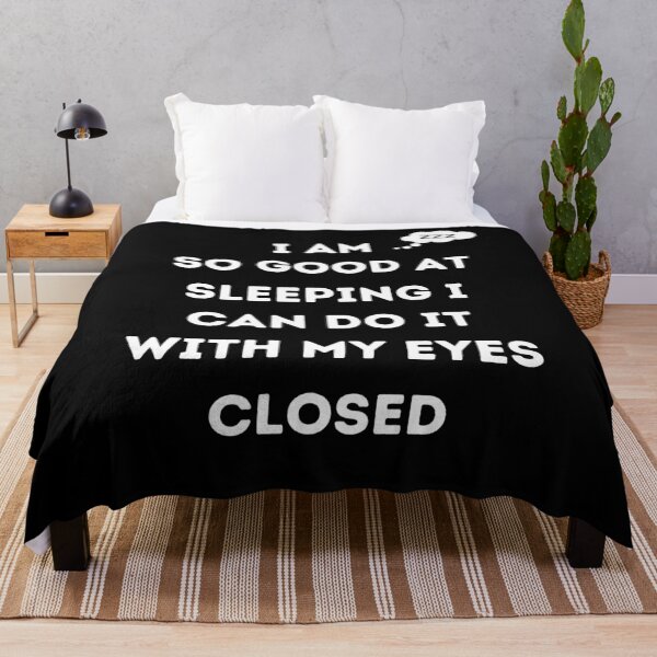 Item preview, Funny sleep joke Duvet designed and sold by lolora.