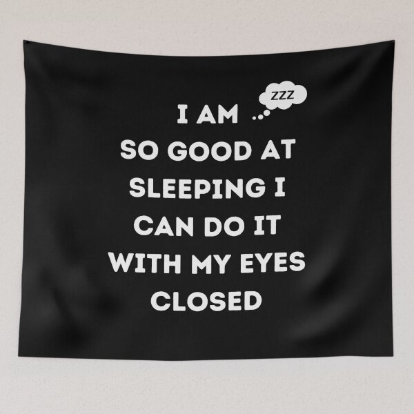 Item preview, Funny sleep joke Duvet designed and sold by lolora.