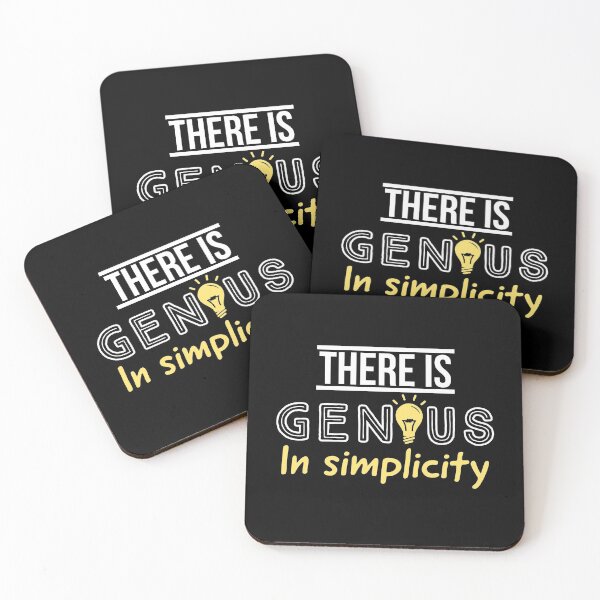 Item preview, There is genius in simplicity. designed and sold by Theleochick.