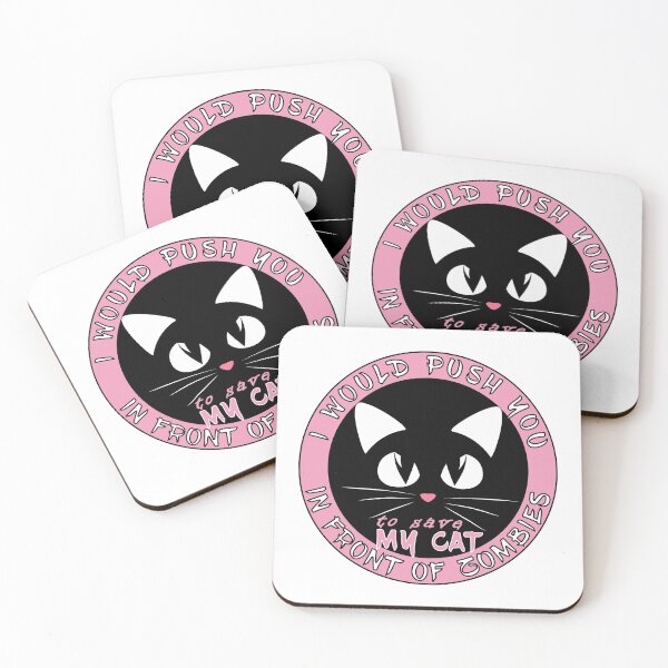 Item preview, I Would Push You In Front Of Zombies To Save My Cat designed and sold by abdofer7.