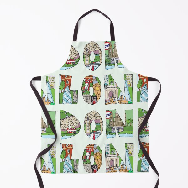 Item preview, London UK Artwork Recreated to Form Letters Spelling LONDON designed and sold by LouiseFranksArt.