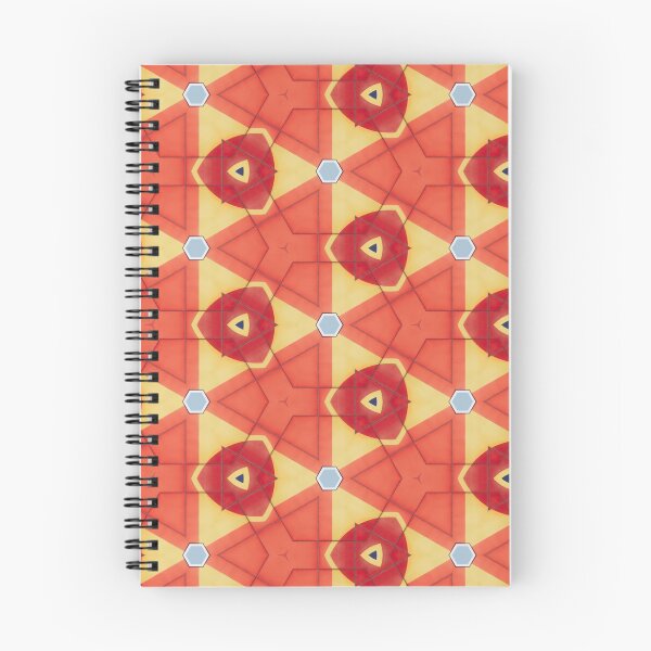 Item preview, Triángulos geométricos con patrón de colores sin fisuras - diseño amarillo naranja designed and sold by Geometrina.