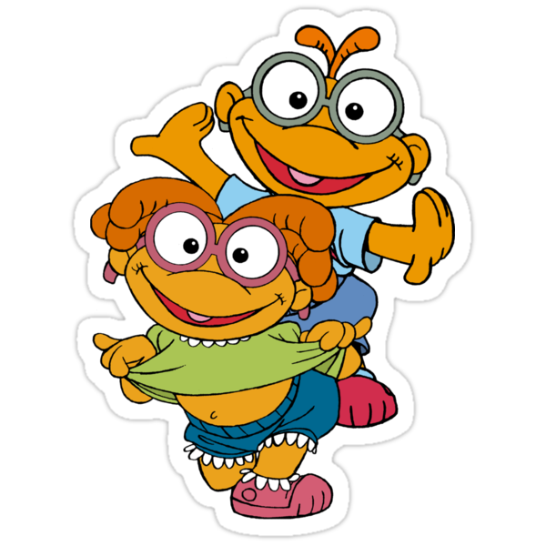 "Muppet Babies - Skooter & Skeeter" Stickers by DGArt | Redbubble