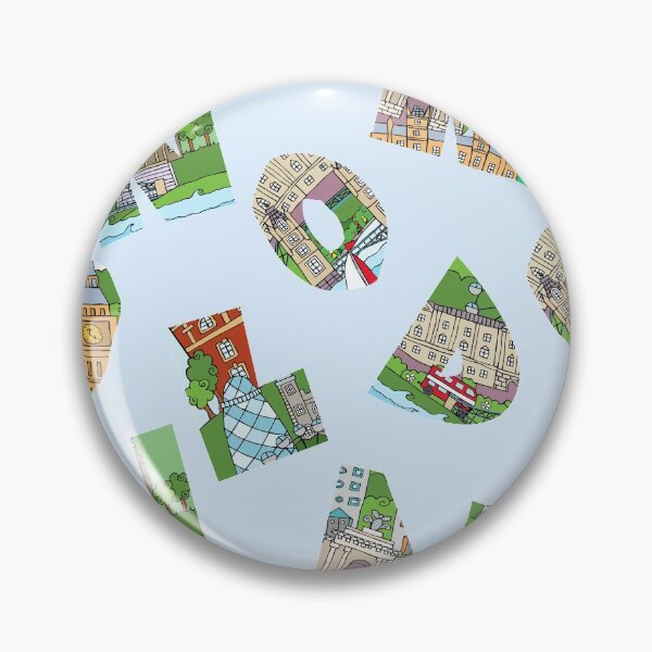 Item preview, London Letters Doodle Style Illustration designed and sold by LouiseFranksArt.