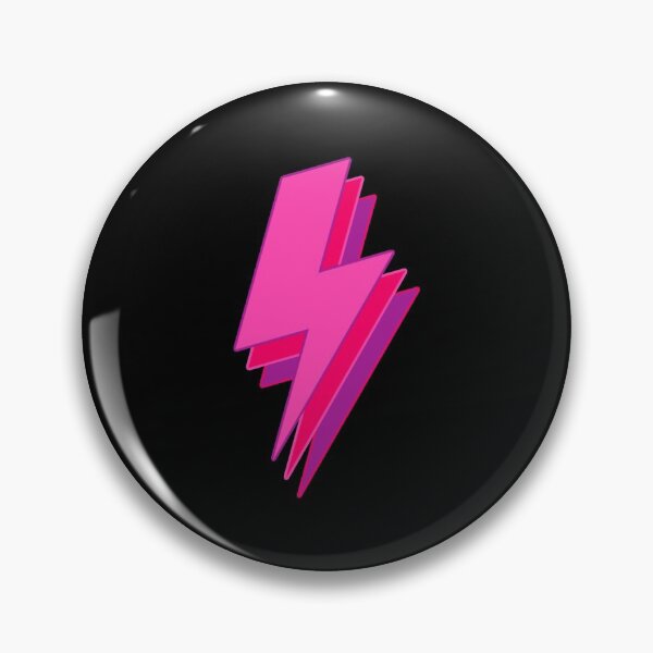 Item preview, hot pink lightning bolt designed and sold by Julia Santos.
