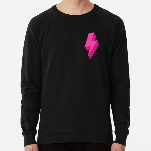 Pink lightning bolt cheap sweatshirt