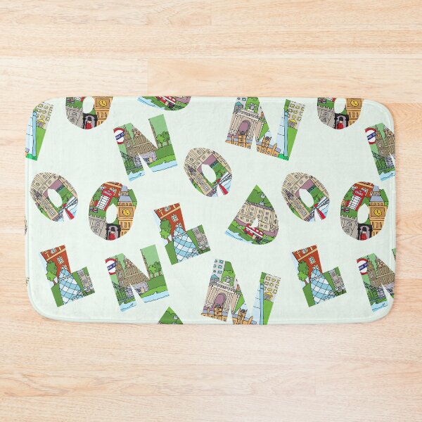 Item preview, London Letters Doodle Style Illustration designed and sold by LouiseFranksArt.