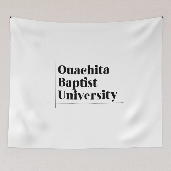 Item preview, Ouachita Baptist University simple black and white vintage designed and sold by Madeline McKay.