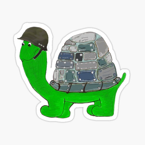 Army turtle Sticker