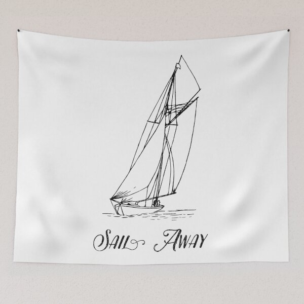 Item preview, Sail Away with a Sailing Boat designed and sold by SeaAndLight.