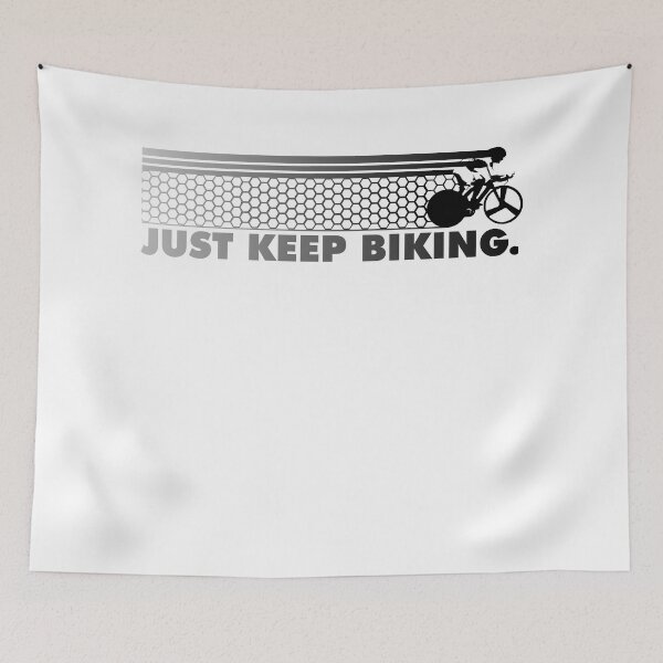 Item preview, Just Keep Biking Racer designed and sold by PEHardy-Designs.