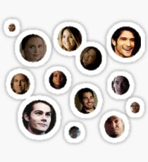 Teen Wolf Polka Dots Sticker