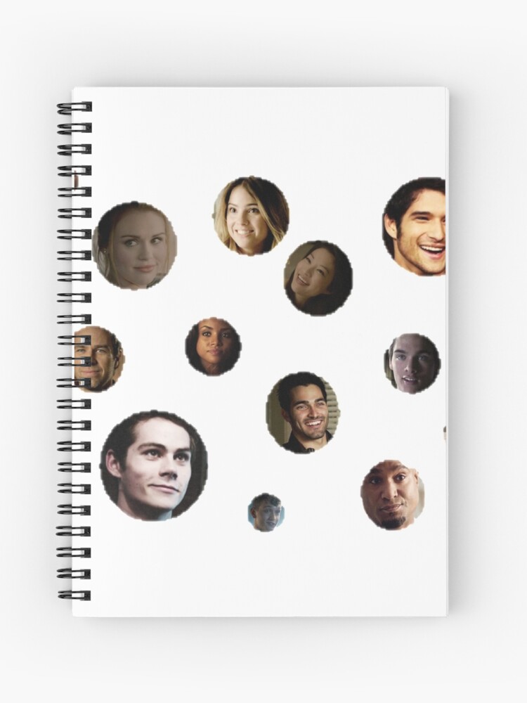Teen Wolf Polka Dots Spiral Notebook By Jordams124 Redbubble
