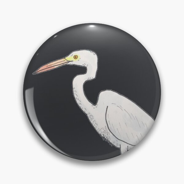 Item preview, Great Egret bird art designed and sold by TheWaterBirds.