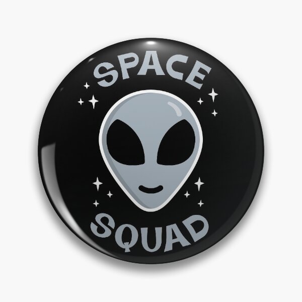 Item preview, Space Squad - Alien Face with Stars designed and sold by DoomSalad.