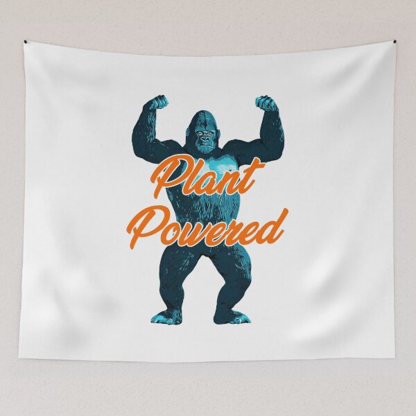 Item preview, Plant Powered Gorilla Vegan muscle designed and sold by PeterADesign.