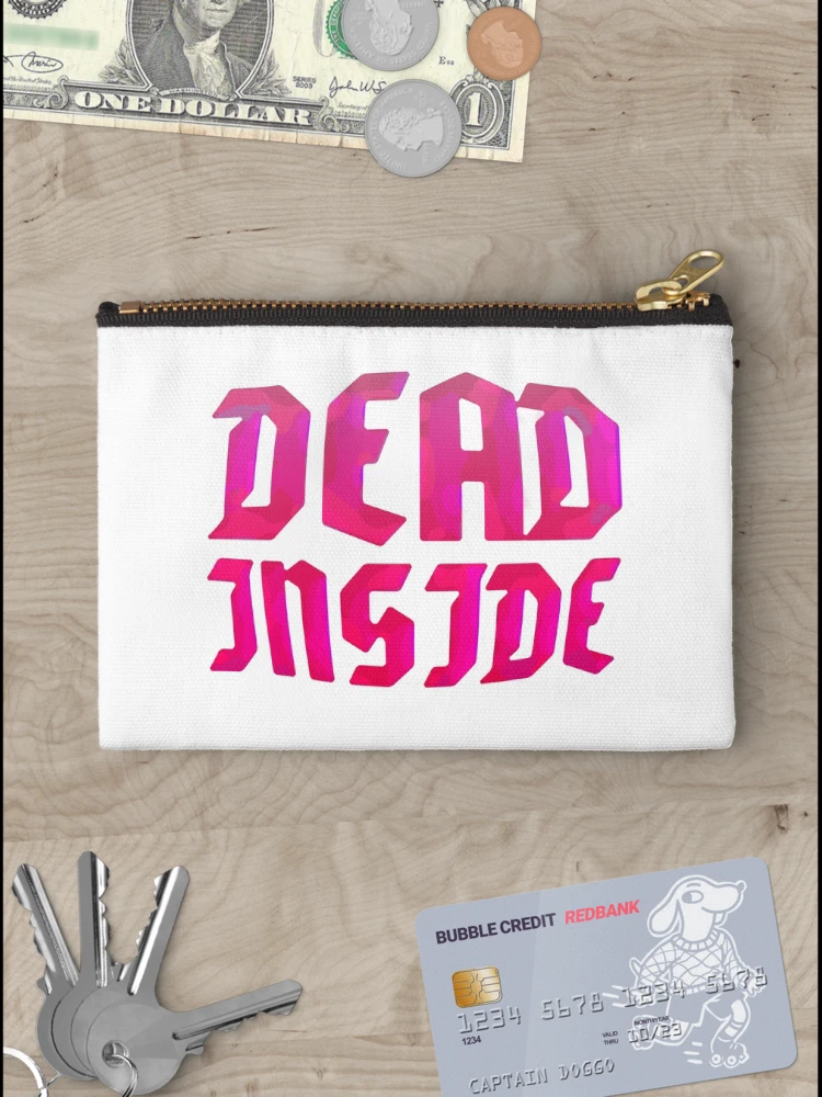 Thumbnail 3 of 4, Zipper Pouch, Dead Inside designed and sold by RabbitLair.
