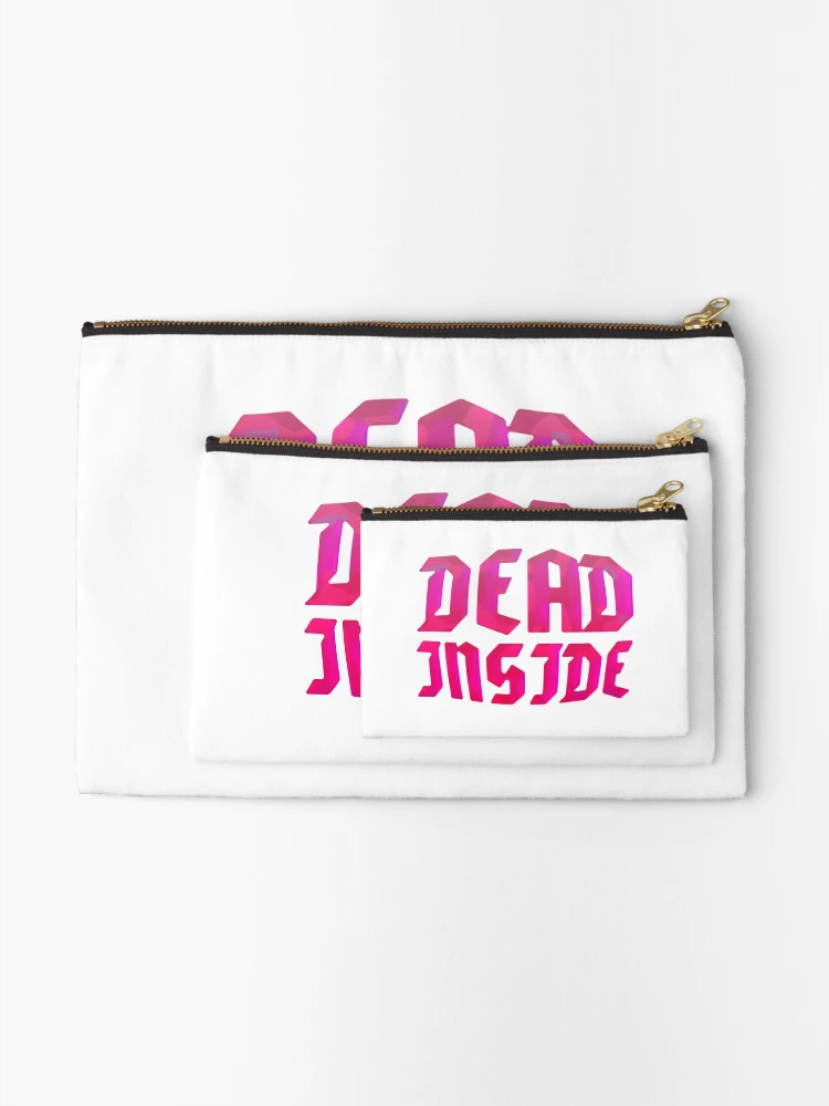 Thumbnail 2 of 4, Zipper Pouch, Dead Inside designed and sold by RabbitLair.
