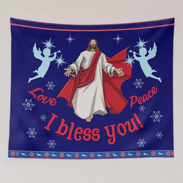 Item preview, Jesus blesses you designed and sold by Eva-Success.