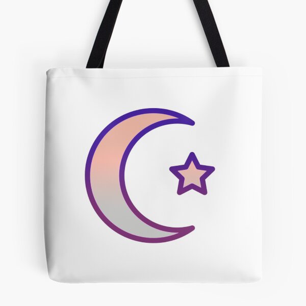 Item preview, Crescent And Star Emoji Symbol designed and sold by veo2.