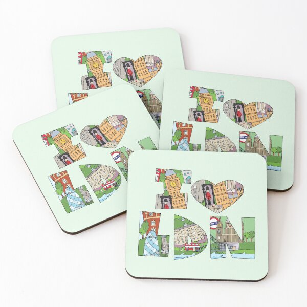 Item preview, I Love London Doodle Style Illustration designed and sold by LouiseFranksArt.