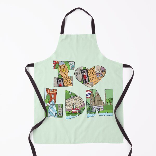 Item preview, I Love London Doodle Style Illustration designed and sold by LouiseFranksArt.