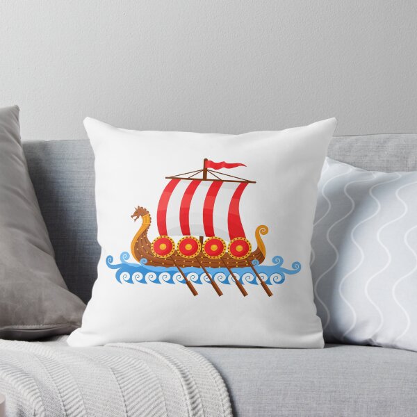 Item preview, Cartoon Viking Ship Vector Illustration designed and sold by ragerabbit.